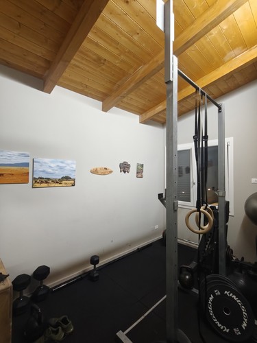 Power rack argento con - , sbarra