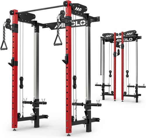 Squat rack pieghevole - , da