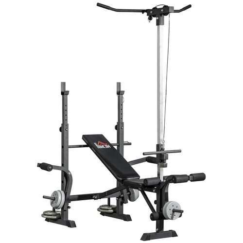 Homcom panca fitness - fitness, squat