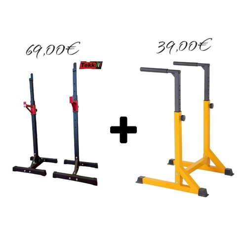 Squat rack dip bar - squat,